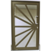 Door Aluminium Pivot 1200 X 2090 Sunshine Brz