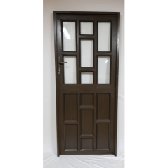 Door Alu Stable 7 Pane Top&7 Pnl Btm Brz