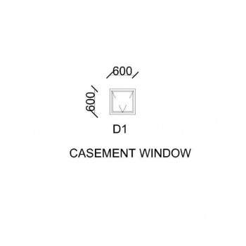 Window Frame Wood Eco Fp 600 X 600