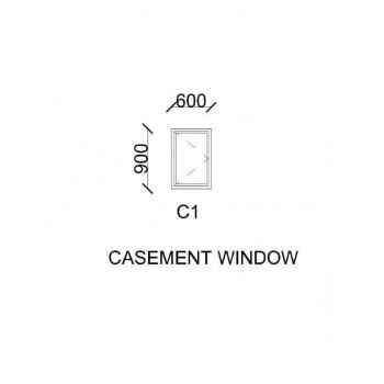 Window Frame Wood Eco Fp 600 X 900 Casement