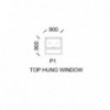 Window Frame Wood Eco Fp 900 X 900