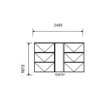 Window Frame Steel Td6757 F7