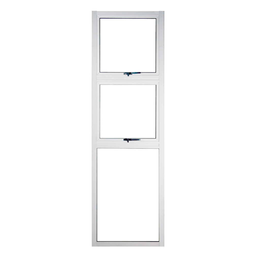 Aluminium Side Light 2.1x600 2xVent Natural, MISTER WINDOWS