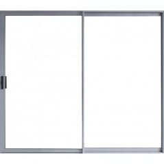Sliding Door Aluminiumin Nat 2.4m