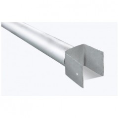 Column Veranda Galvanised3000/76/1.2mm Rnd