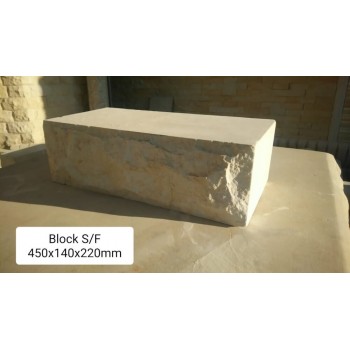 Block Sandstone 450x140x220mm,  - Cashbuild