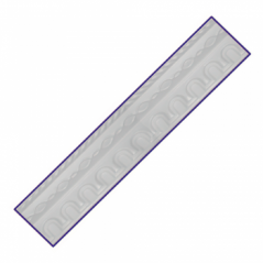 Polystyrene Cornice T-series 2m White Swirl, AFRICANO - Cashbuild