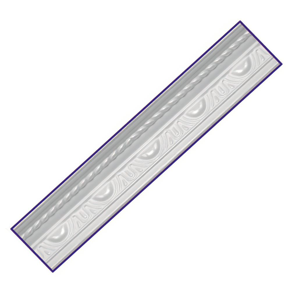 Polystyrene Cornice T-series 2m White Wave, AFRICANO - Cashbuild Polystyrene Cornice T-series 2m White Wave, AFRICANO - Cashbuild