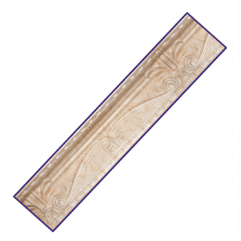 Polystyrene Cornice T-series 2m Cream Flower, AFRICANO - Cashbuild
