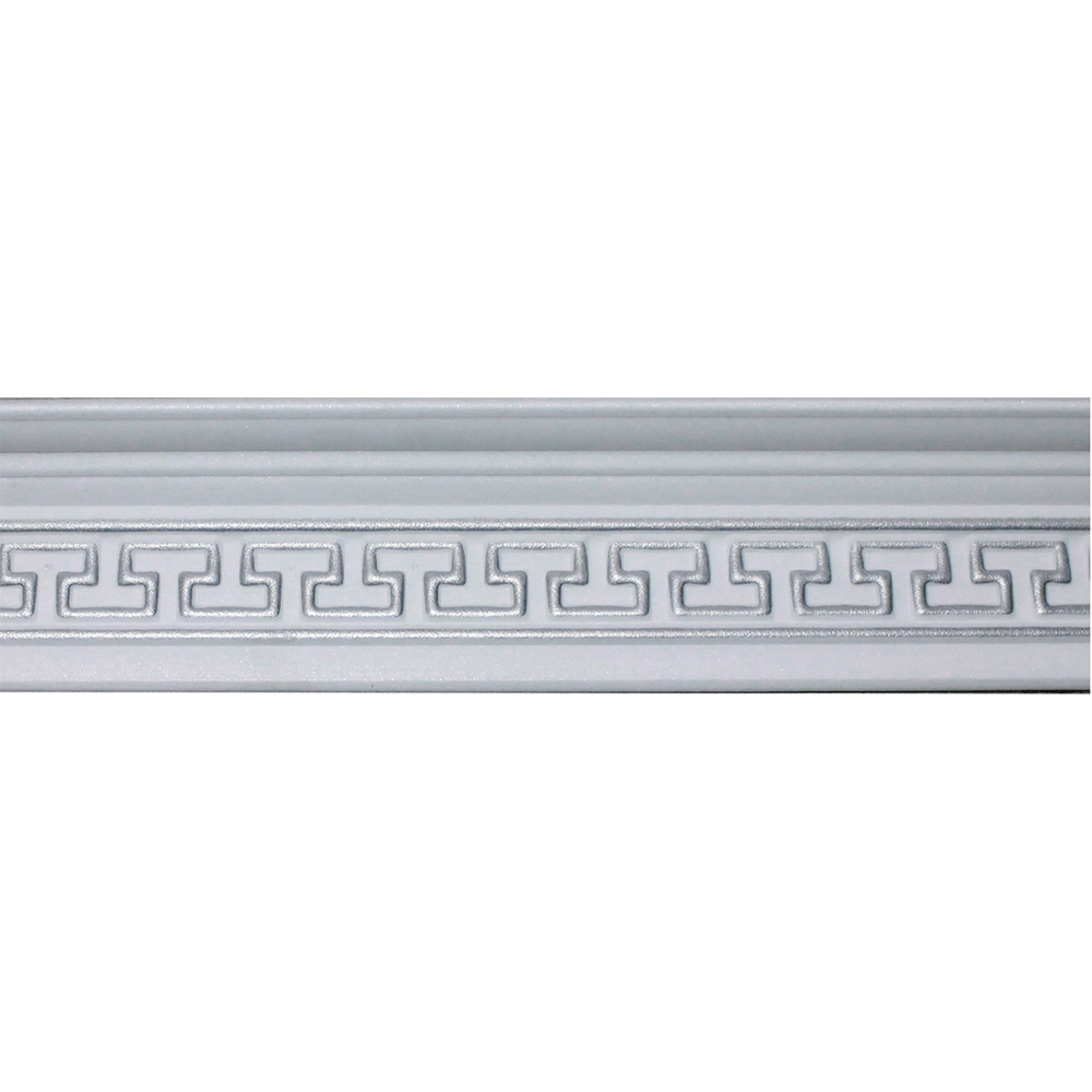 Polystyrene Cornice T-series 2m White/silver Blocks, AFRICANO - Cashbuild Polystyrene Cornice T-series 2m White/silver Blocks, AFRICANO - Cashbuild