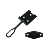 75mm Wire Hasp & Staple Black Jap Plated, TROJAN - Cashbuild