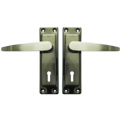 6" Coral Steel Handles Black Nickle Plated, TROJAN - Cashbuild