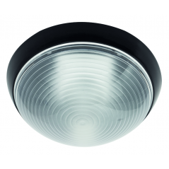 Bulkhead Round Black Energy Saving Light, BRIGHT STAR LIGHTING - Cashbuild