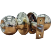 Cylindrical Lockset Brass Plated
