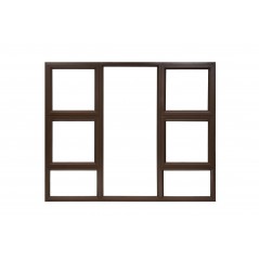 Window Frame Aluminium P4tt1815 Bronze Clear, VALUWIN - Cashbuild