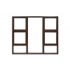 Window Frame Aluminium P4tt1815 Bronze Clear, VALUWIN - Cashbuild