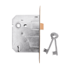 4 Lever Contractors Sabs Lock Insert Brass Plated
