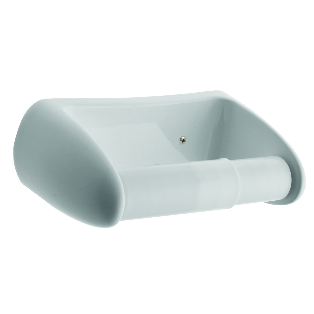 Bermuda Toilet Roll Holder White Stone Bermuda Toilet Roll Holder White Stone