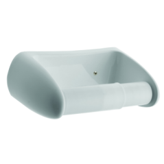 Bermuda Toilet Roll Holder White Stone