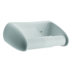 Bermuda Toilet Roll Holder White Stone