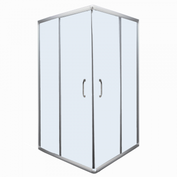 Corner Entry Clear Shower Door 900 X 900 X 1800
