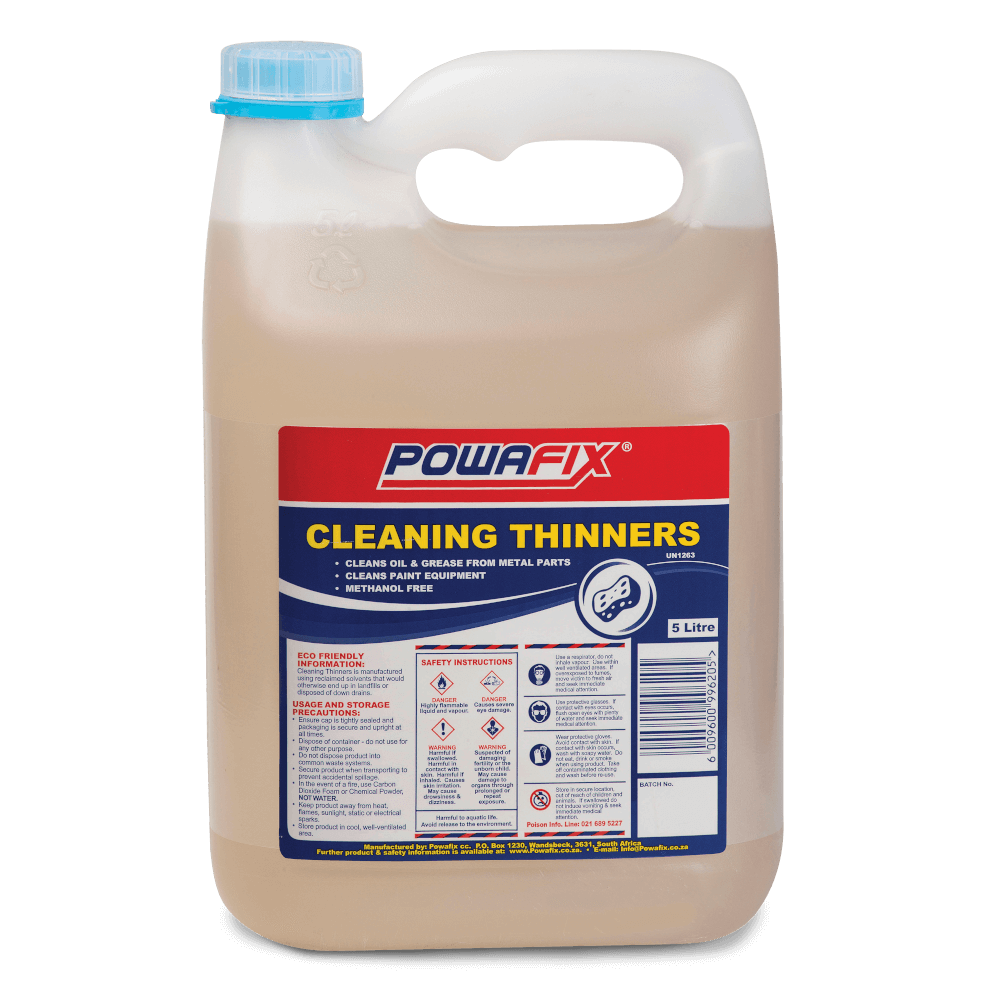 Powafix Cleaning Thinners 5l Powafix Cleaning Thinners 5l