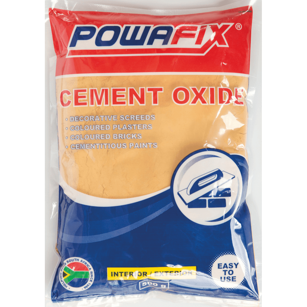 Powafix Yellow Oxide 500g Powafix Yellow Oxide 500g