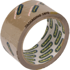 Buff Tape Brown 50m X 48mm