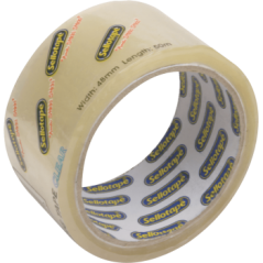 Buff Tape Clear 50m X 48mm