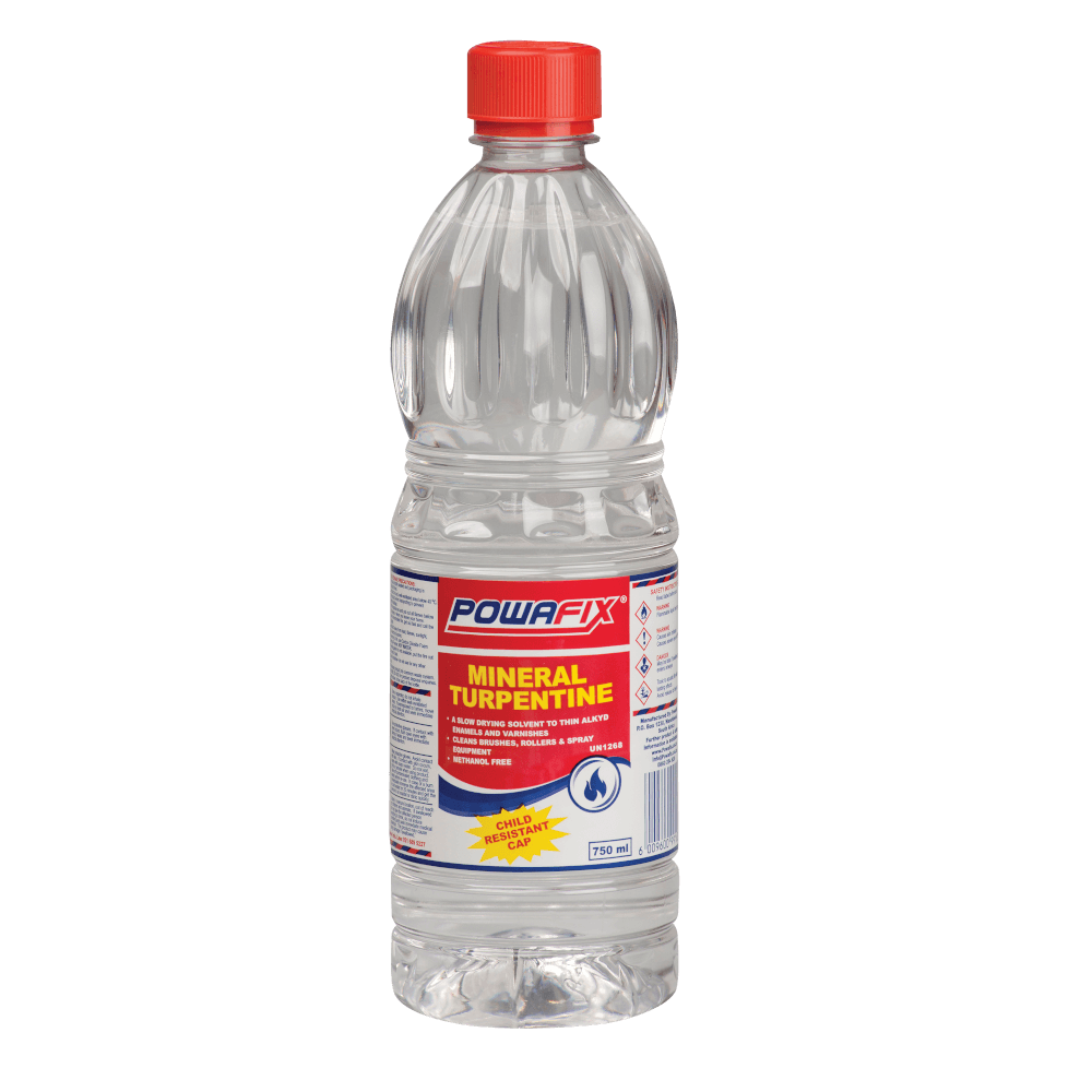 Powafix Mineral Turpentine 750ml Powafix Mineral Turpentine 750ml