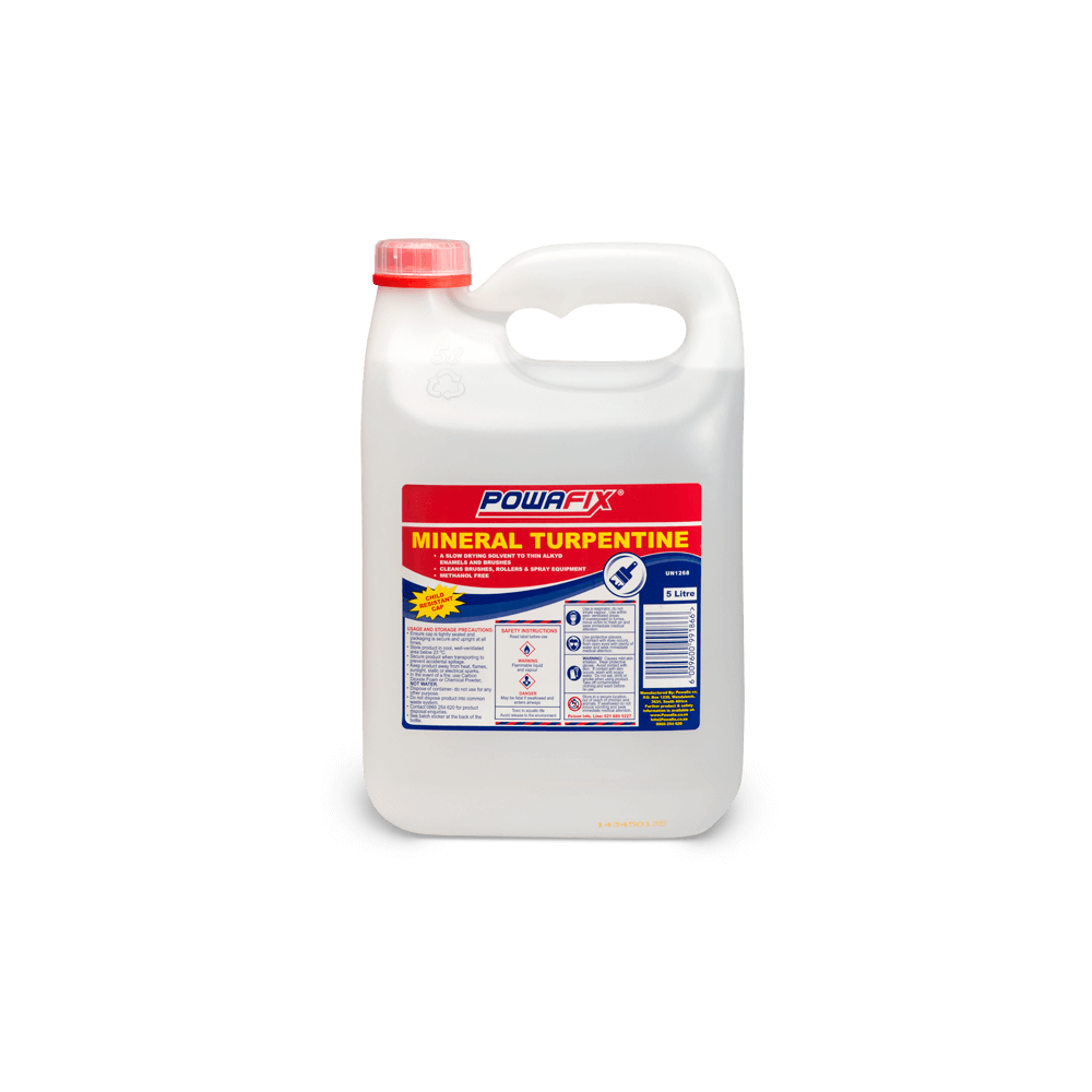 Powafix Mineral Turpentine 5l Powafix Mineral Turpentine 5l