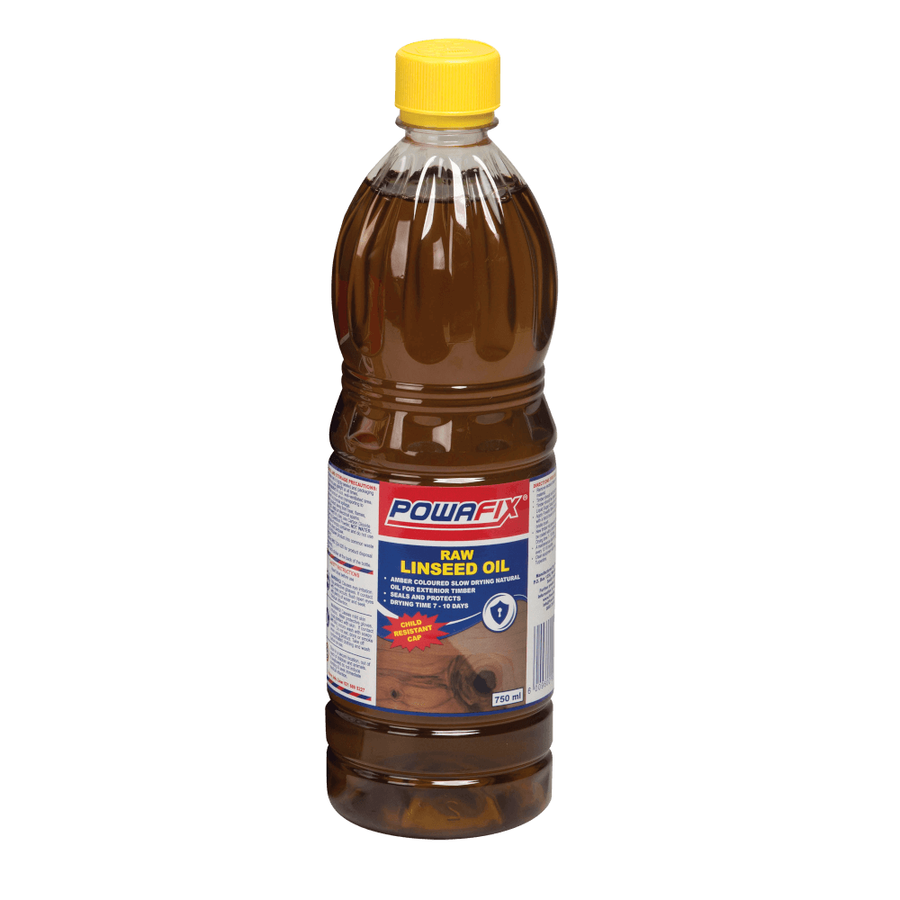 Powafix Raw Linseed Timber Oil 750ml Powafix Raw Linseed Timber Oil 750ml