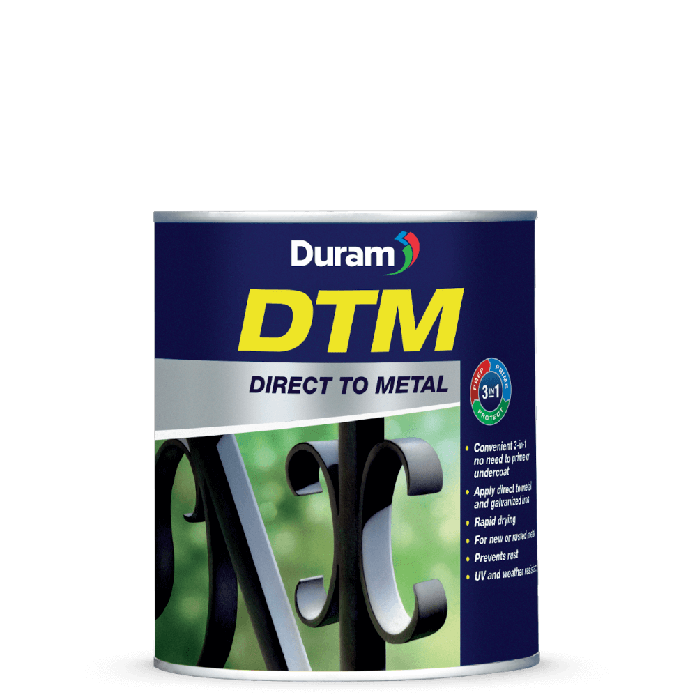 Duram Dtm Smooth 1lt Black Duram Dtm Smooth 1lt Black