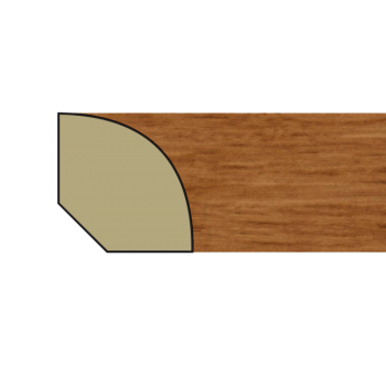 Krono Quarter Round Coffee Bamboo - 2.7m