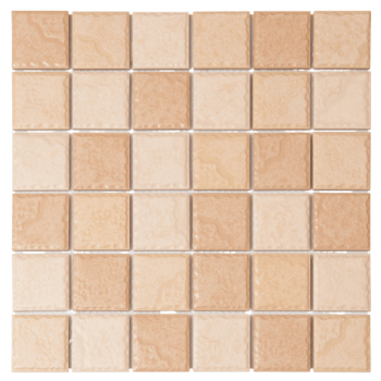 Mosaic Tile Porcelain Rough Mix 50x50mm