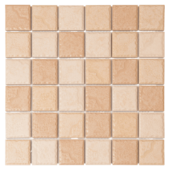 Mosaic Tile Porcelain Rough Mix 50x50mm
