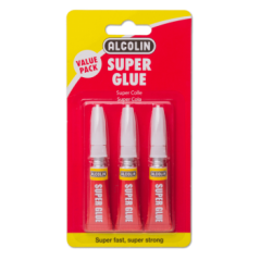 Alcolin Super Glue Value Pack 3x3grs