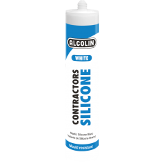 Alcolin Contractors Silicone White 260ml