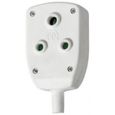 Janus Coupler Double White 16 Amp