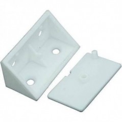 White Plastic Corner Blocks Quantity:10