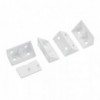 White Plastic Corner Blocks Quantity:10