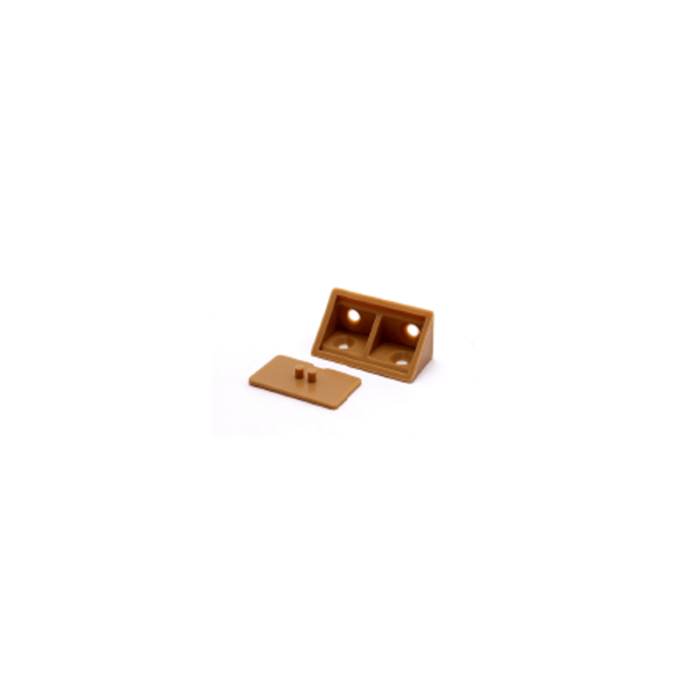 Brown Plastic Corner Blocks Quantity:10 Brown Plastic Corner Blocks Quantity:10