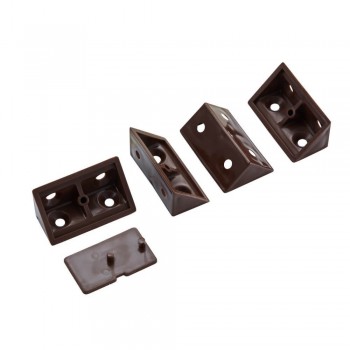 Brown Plastic Corner Blocks Quantity:10