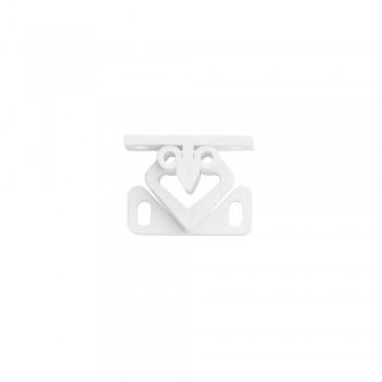Gripper Catch, Plastic, White, 20mm X 25mm Quantity:6