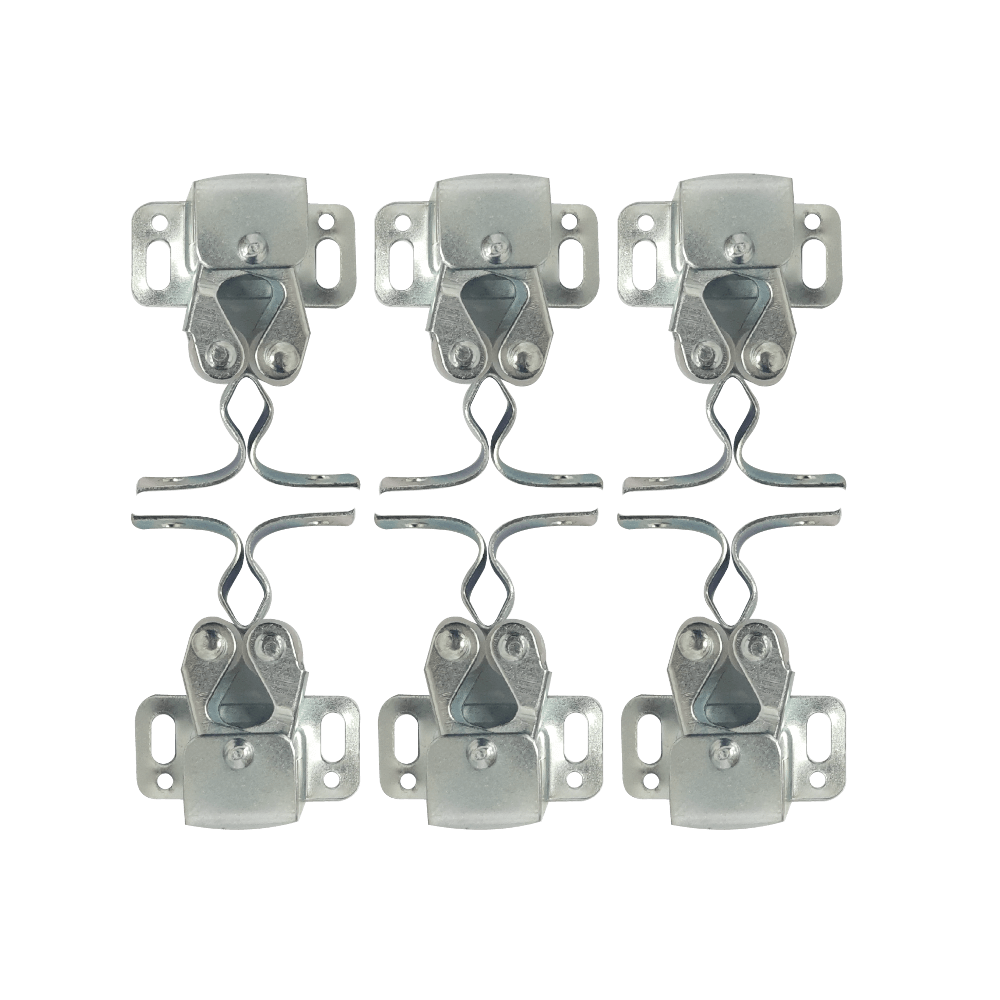 Double Roller Catch 30mm X 25mm Quantity:6 Double Roller Catch 30mm X 25mm Quantity:6