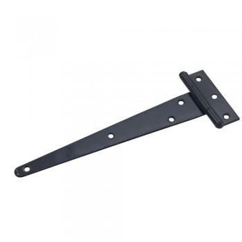102mm Steel Tee Hinge Black Japan Plated With Screws