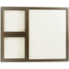 Window Frame Aluminium Ptt1512 Bronze Clear Left Hand