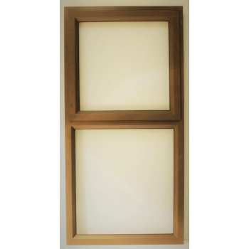 Window Frame Aluminiumin Pt126 Bronze Clear Left Hand