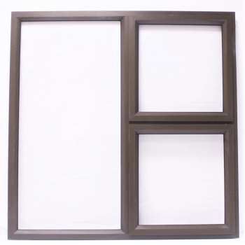 Window Frame Aluminiumin Ptt1812 Bronze Clear Left Hand