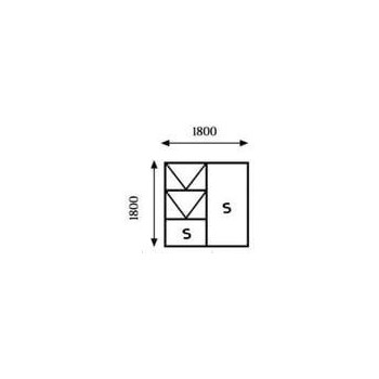 Window Frame Aluminiumin Ptt1818 Bronze Clear Left Hand